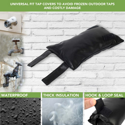 BLOSTM Outdoor Tap Covers - 2 Pack - 3