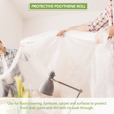 BLOSTM Polythene Dust Sheet Rolls - 3