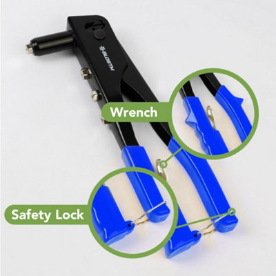 BLOSTM POP RIVET GUN 100 PCS BLUE
