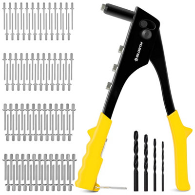 BLOSTM POP RIVET GUN 100 PCS YELLOW