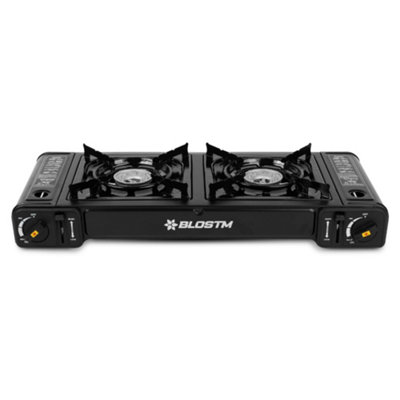 BLOSTM Portable Camping Gas Stove - Double - 7