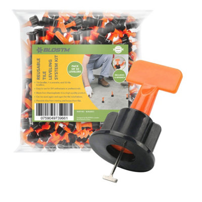 B and q store tile leveling system