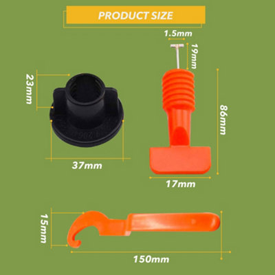 BLOSTM Reusable Tile Leveling System Kit