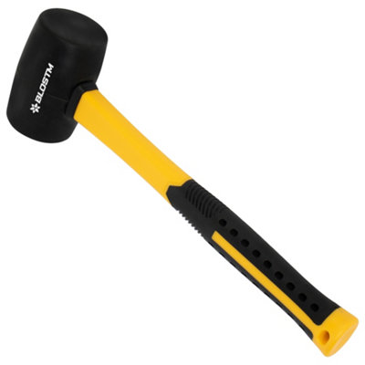 BLOSTM Rubber Mallet Hammer 16 Oz