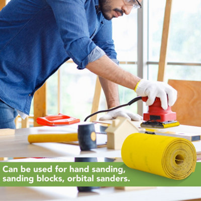 BLOSTM Sand Paper Rolls 1. 180 Grit 2. 120 Grit - 5
