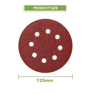 BLOSTM Sanding Discs Pads 100Pcs - 5