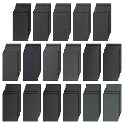 BLOSTM Sandpaper Assortment - 102 Pieces - 3
