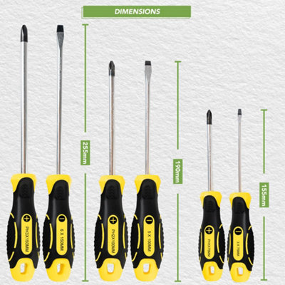 BLOSTM Screwdriver Set - 6 Pieces - 6