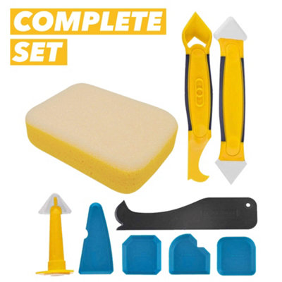 BLOSTM Silicone Caulking Tiling Kit - 9Pcs