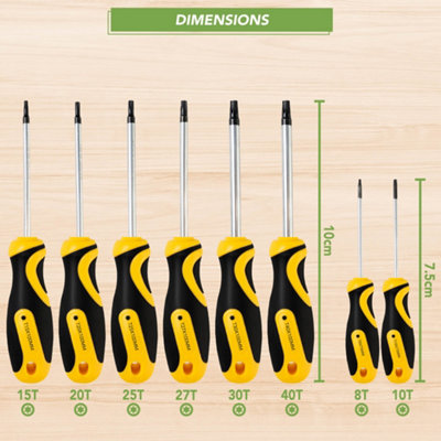 BLOSTM Star Security Screwdriver Set 8 Piece - 7