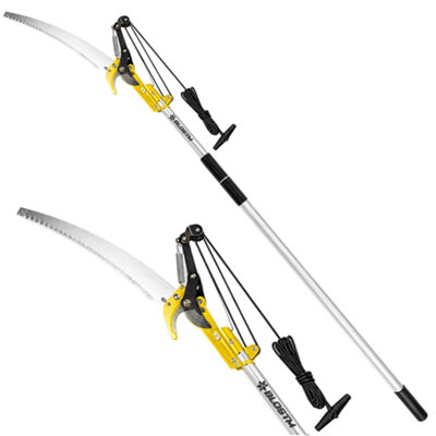 BLOSTM Telescopic Tree Pruner 3.3m - 2 in 1 Extendable Tree Loppers ...