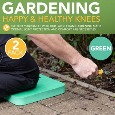 BLOSTM Thick Kneeling Pads - Green - 2 Pack - 3