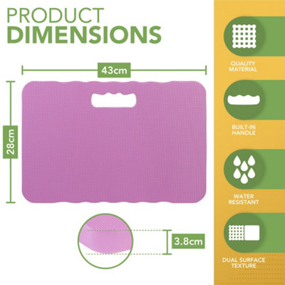 BLOSTM Thick Kneeling Pads - Pink - 2 Pack