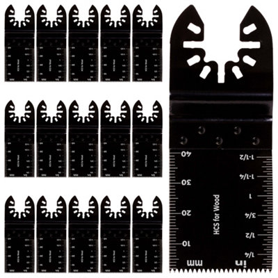 BLOSTM Wood Oscillating Saw Blades 15 Pack - 3