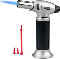 Blow Torch - Refillable Refill Auto Ignition Blowtorch Ideal for Camping, Creme Brulee