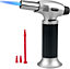 Blow Torch - Refillable Refill Auto Ignition Blowtorch Ideal for Camping, Creme Brulee