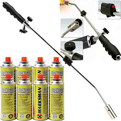 Blowtorch Weed Burner Killer - Ideal For Garden Outdoor Moss Fungus De-Icing Pavements, De-Freezing Brass Water Pipes