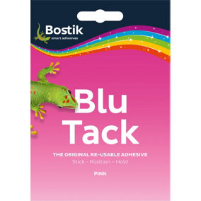 Blu Tack Handy Pink Re-Usable Adhesive Putty (12 Packs)