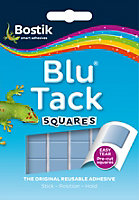Blu Tack Pre Cut Squares Blue Re-Usable Adhesive Putty