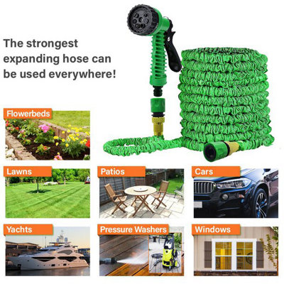 Blue 100ft Expanding Hercul-Easy Hose with FREE accessories and bag