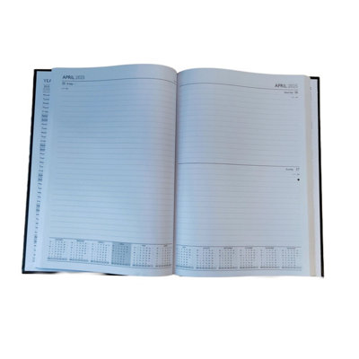 Blue 2026 A4 Diary Planner Day A Page Hard Cover Business Organiser ...