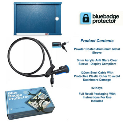 Cloth Blue Badge Wallets For Disabilities - Durable & Stylish Holders