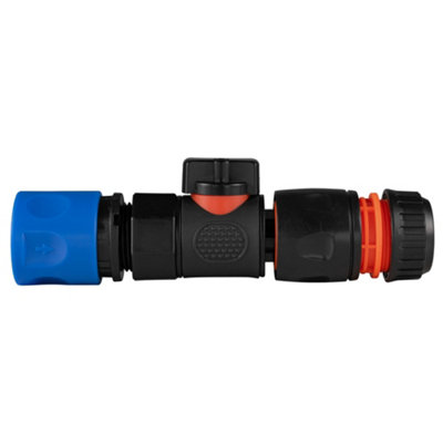 Blue/Black Female Coupling Included