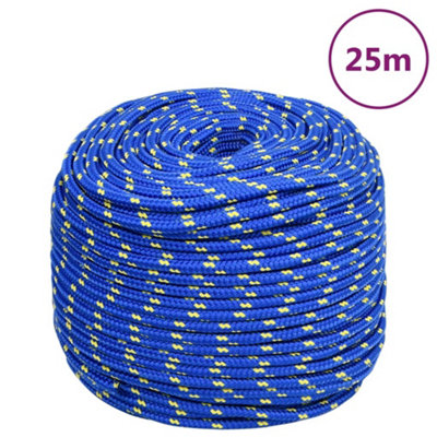 Blue Boat Rope 6 mm x 25 m Polypropylene Sailing Boating Yachting Rope