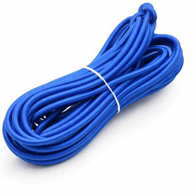Blue Bungee Cord - 10 m / 32 ft of 8 mm Bungee Rope, Shock Cord, Bungee ...