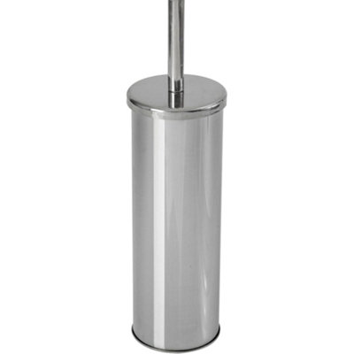 Blue Canyon Luxury Toilet Brush Holder Chrome Silver (One Size) Price Comparisons | Compare The Build