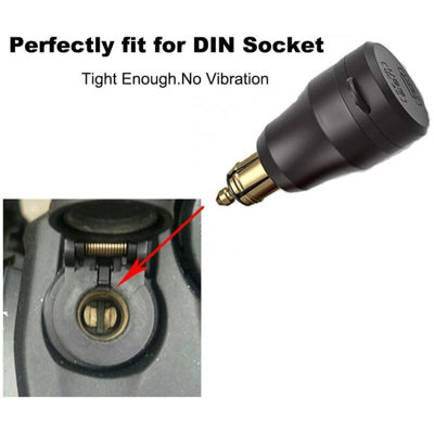 cigarette lighter which is positive SIEYIO Car Power Cigarette Lighter Female Socket Cable Red Positive Black  Negative