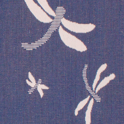 Blue Dragonfly Garden Patio Rug - Weatherproof, Mould & Mildew Resistant Indoor Outdoor Mat - Rectangular 120 x 170cm