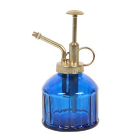 Blue Glass Plant Mister Spray - H16cm