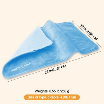 Blue Graphene Electric Heating Pad 60 x 30 cm