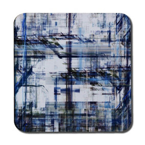 Blue Grunge Pattern (Coaster) / Default Title