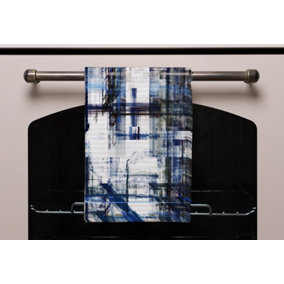Blue Grunge Pattern (Kitchen Towel) / Default Title