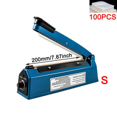 thumbnail image 2 of JORESTECH 8-Inch Impulse Hand Sealer - 2mm Wire For Plastic Bags & Film (E-MMS-O200) 2 of 3