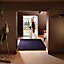 Blue Handmade , Luxurious , Plain , Shaggy , Wool Rug Easy to Clean for Bedroom, Living Room - 160cm X 230cm