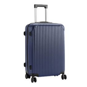 Blue Hardshell Spinner Wheel Luggage Travel Suitcase 28"