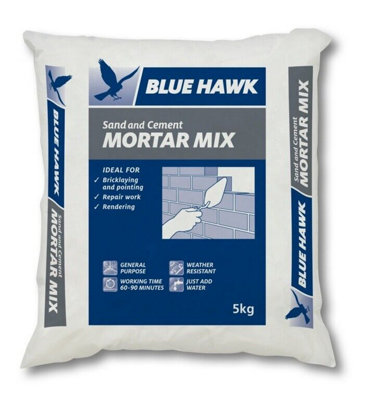 Blue Hawk Sand & Cement Mortar Mix 5KG