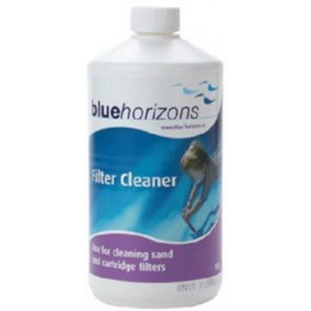 Blue Horizons  Filter Cleaner 1 X 1 litre Wash Soak rapid clean