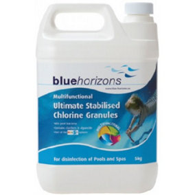 Blue Horizons - Ultimate Stabilised Chlorine Granules 4 X 5kg long lasting