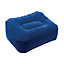 Blue Inflatable Foot Cushion - Reduces Stress on Legs - Easy to Inflate