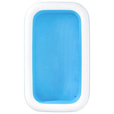 Blue Inflatable Swimming Pool 305x183x56 cm