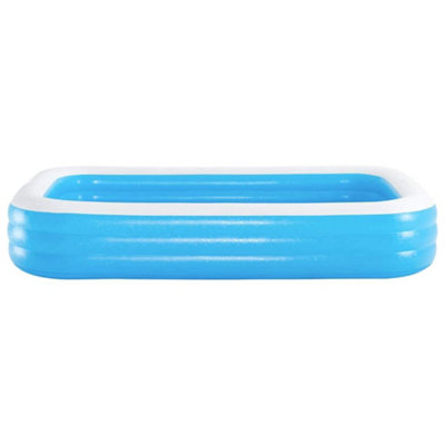 Blue Inflatable Swimming Pool 305x183x56 cm