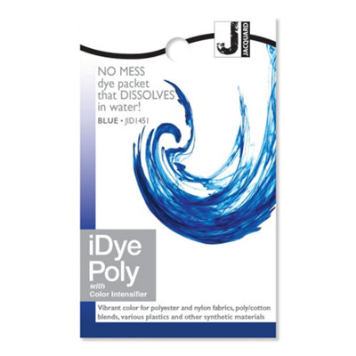 Blue Jacquard iDye Poly Synthetic Fabric Dye