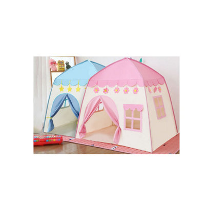 Blue Kids House Design Play Tent