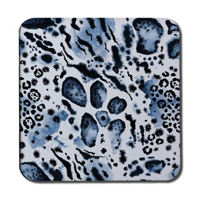 Blue Leopard Print (Coaster) / Default Title