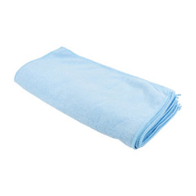 Blue Microfibre Cloth 380mm x 380mm (Pack of 10)