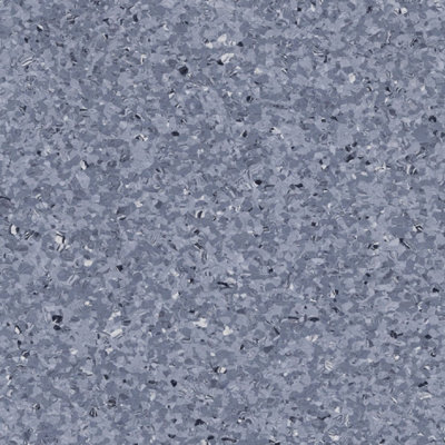 Blue Mosaic Effect Vinyl Flooring, Anti-Slip Contract Commercial Vinyl Flooring with 2.0mm Thickness-11m(36'1") X 2m(6'6")-22m²